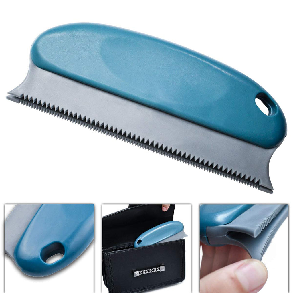 Pet Hair Remover Brush ABS Double Serrated Structure Pet Hair Detailer for Car Interiors Furniture Carpet Couch Sofa Bed Clothes Blinds Cat & Dog Hair Lint Remover Brush