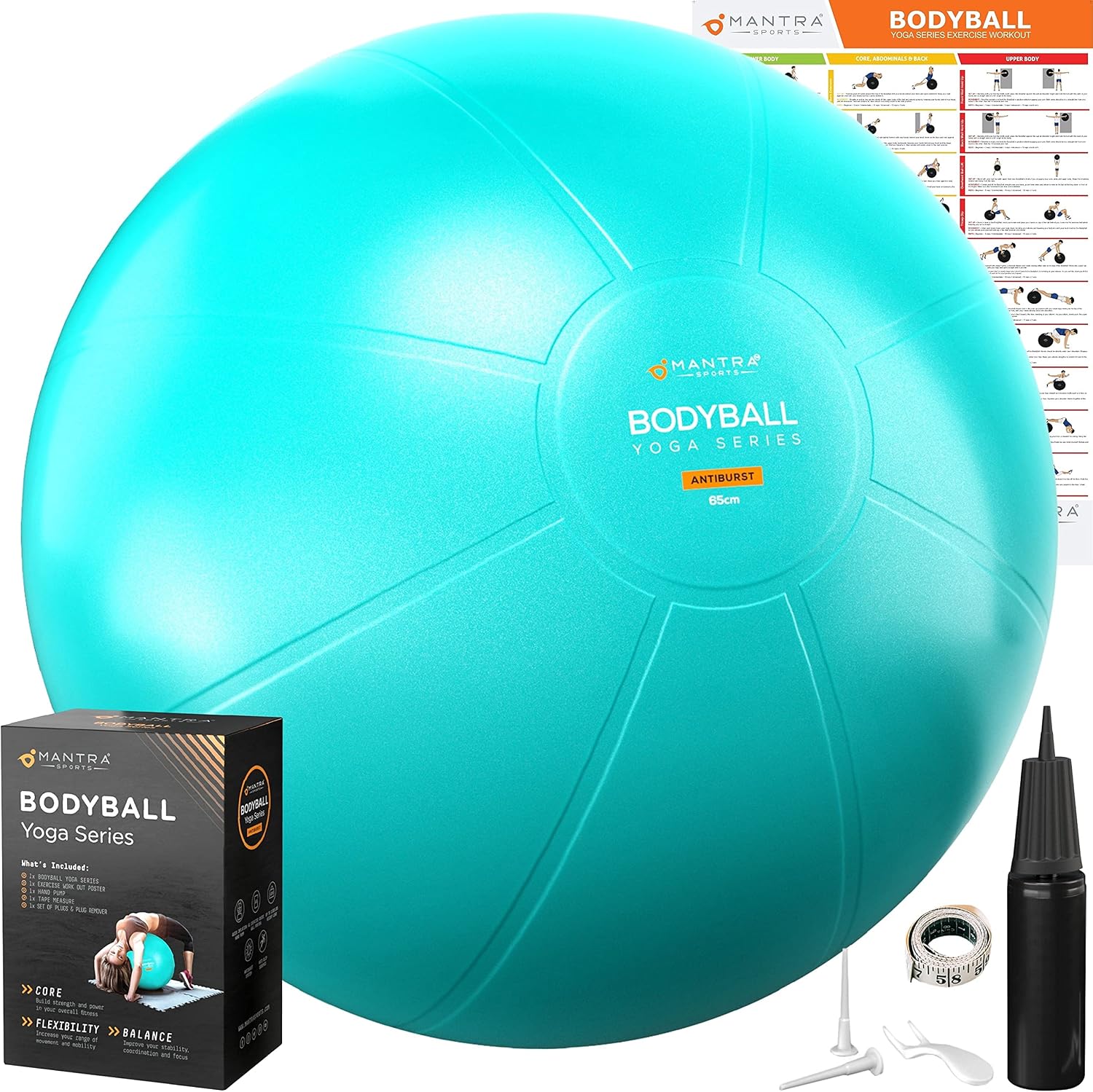 Exercise Ball for Yoga & Pilates