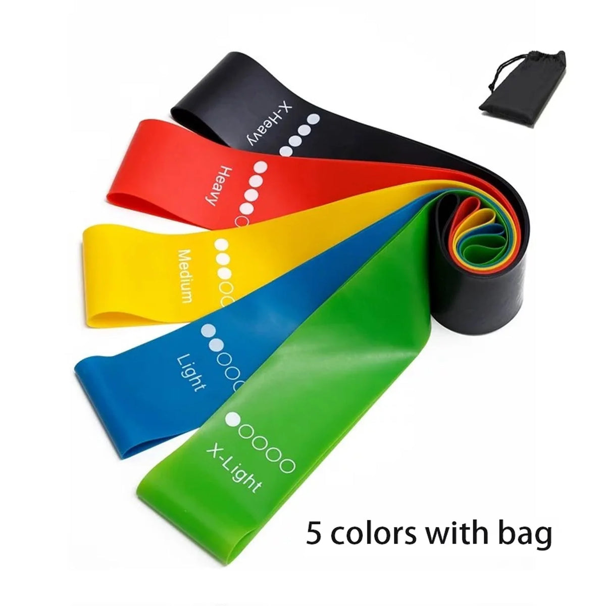 5-Level Resistance Band Set