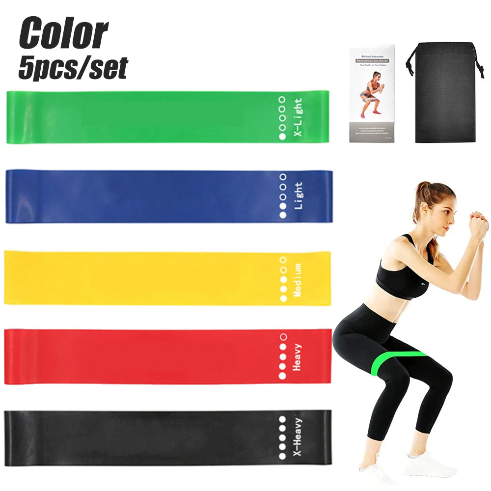 5-Piece Latex Resistance Band Set