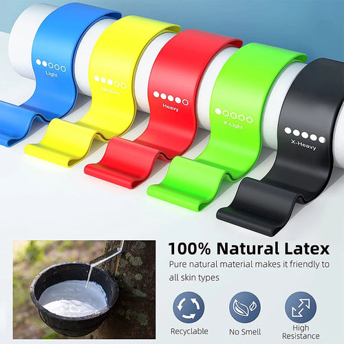 5-Piece Latex Resistance Band Set