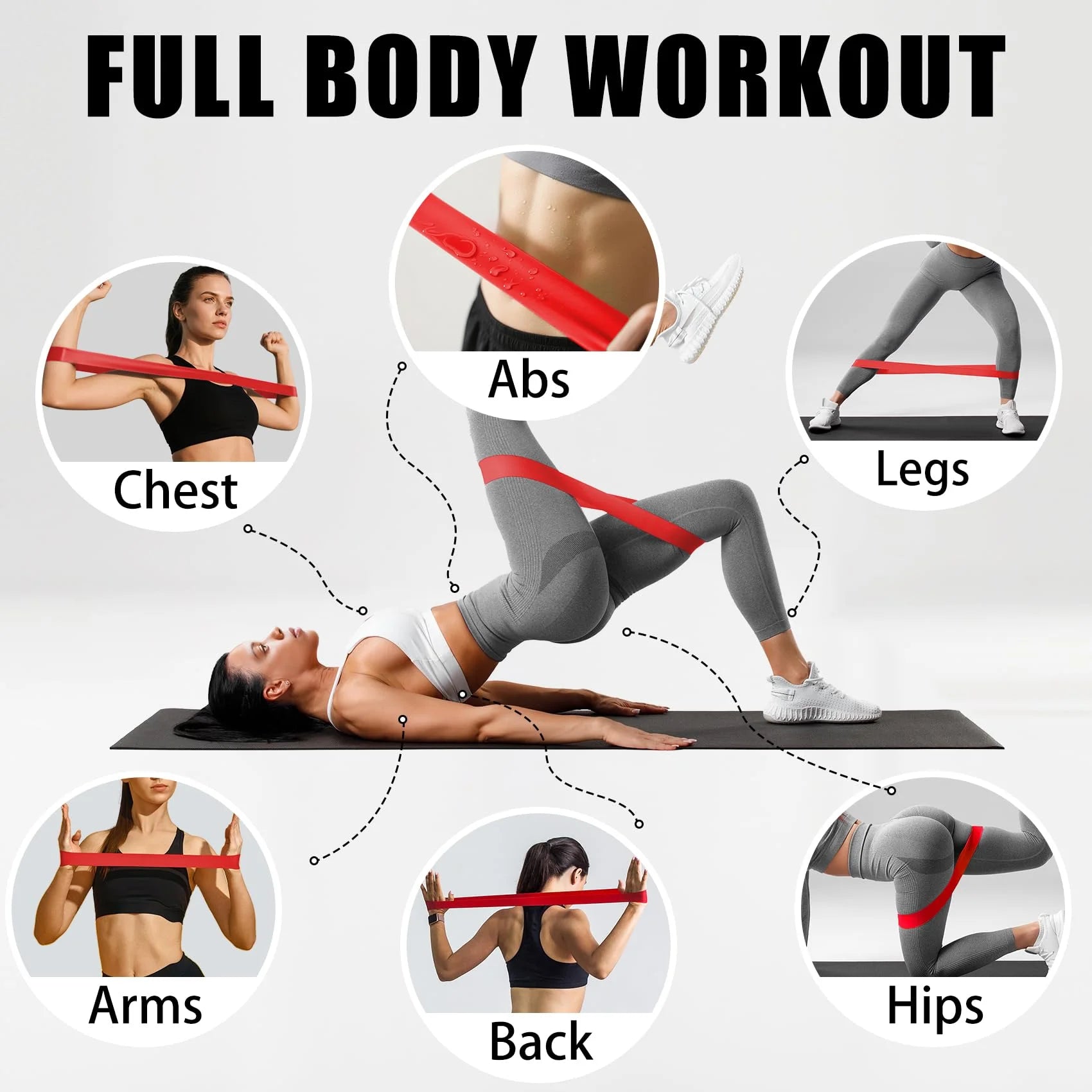5-Level Resistance Band Set