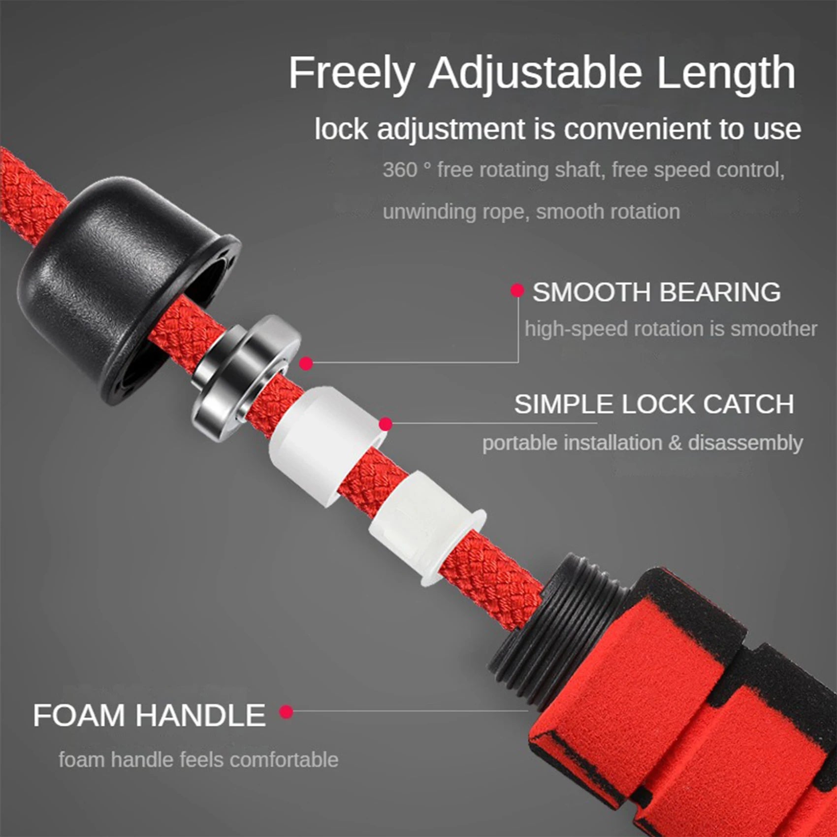 Heavy Jump Rope – Foam Grip