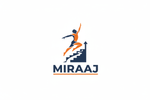 Miraaj Logo - Figure Ascending Navy